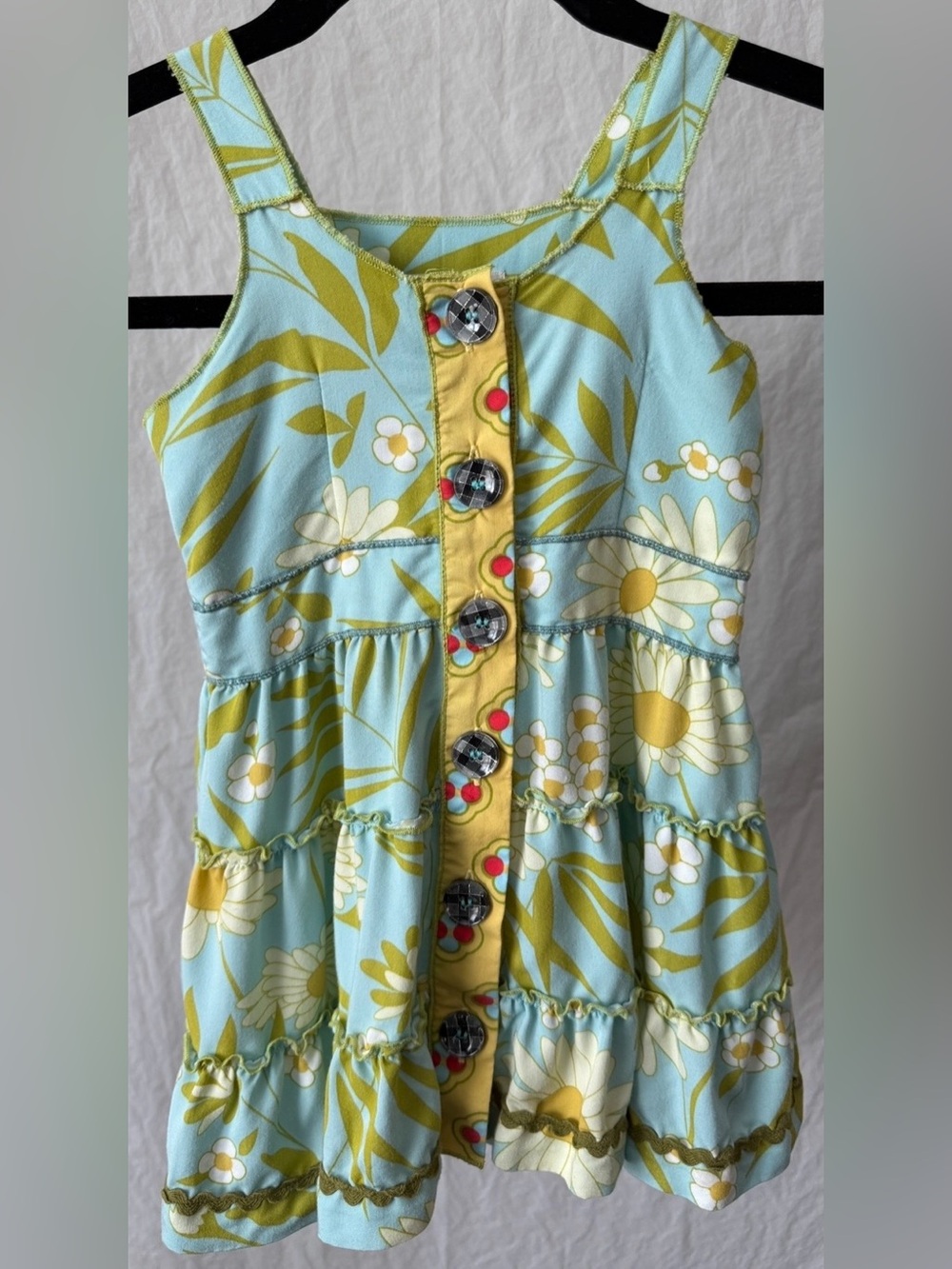 Matilda Jane Somewhere in Time Good Hart Dress Size 2 Daisy Floral